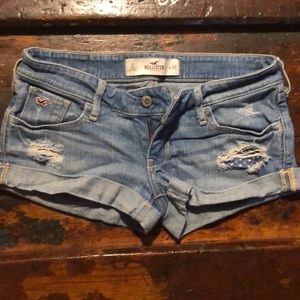 Hollister Distressed Shorts, Size 24/0